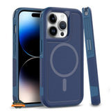 For Apple iPhone 15 Pro Max (6.7") Shockproof Heavy Duty Dual-Layer Rugged Magnetic Hybrid [Compatible with MagSafe]  Phone Case Cover