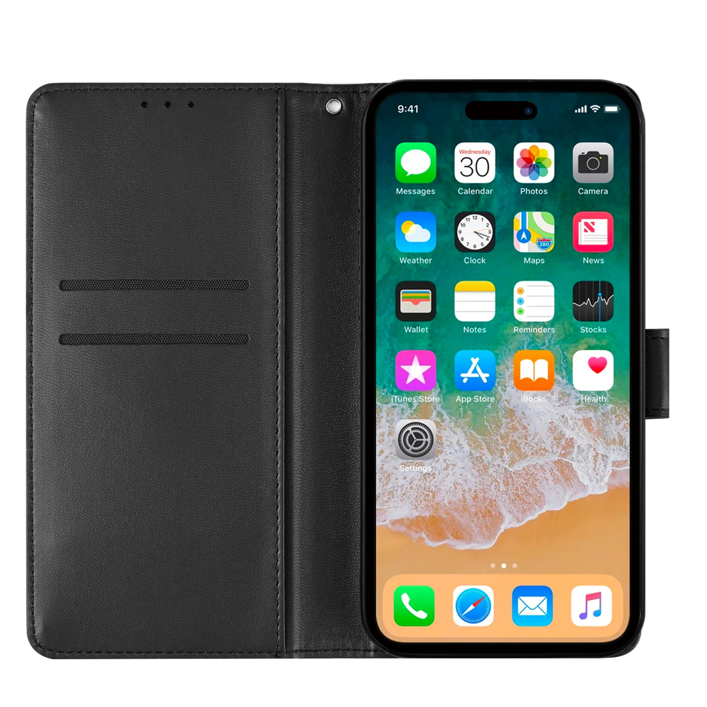Phone Case for Samsung Galaxy S26 FE /Fan Edition Leather Wallet Folio Credit Card Holder with Magnetic Closure Wrist Strap Classic Flip Design Storage Slots Cover
