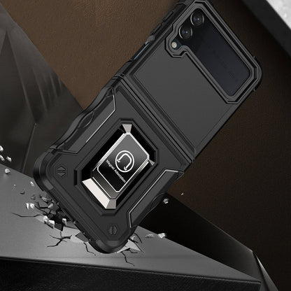 For Motorola Razr 2025 /2024 Hybrid Stand Magnetic Ring Holder Kickstand Heavy Duty Rugged Drop Silicone & Hard PC Shockproof Case Cover