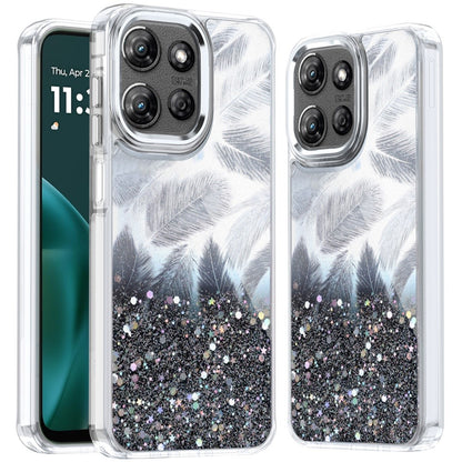 For Motorola Moto G Stylus 5G 2025 Fashion Epoxy Glitter Shimmer Design, Hybrid Shockproof TPU, Stylish Sparkle Slim TPU Protective Case Cover