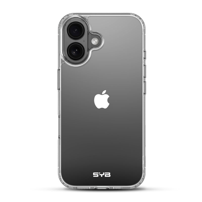 For Sturdy Case Gummy Rubber Hard Silicone TPU Slim Fit Cover for Apple iPhone 16 Plus - Highly Transparent Clear Case Cover Clear