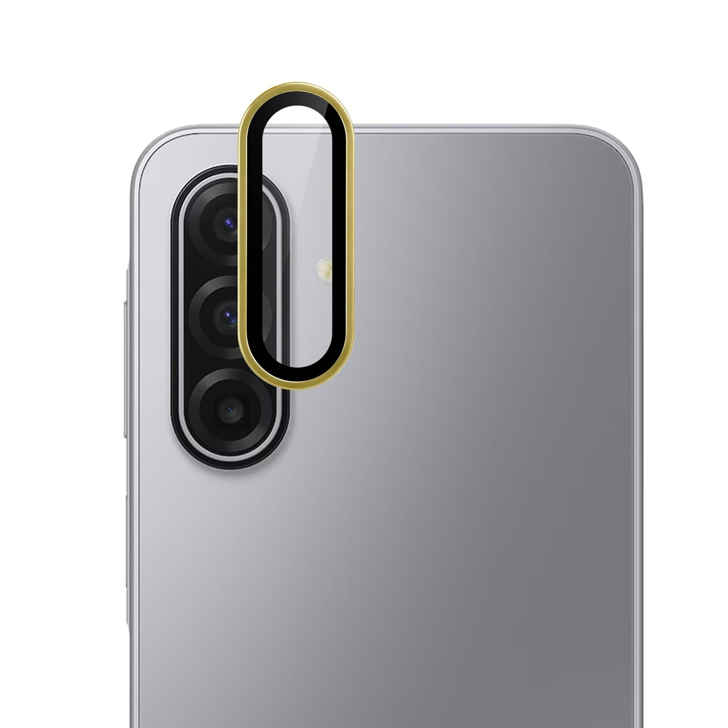 Camera Lens Protector for Samsung Galaxy A17 5G Camera Lens Protector Tempered Glass Metal Frame Scratch Resistant HD Clear Precision Fit