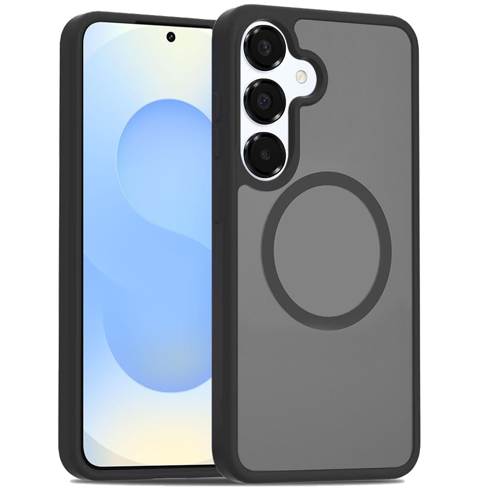 For Samsung Galaxy S25 Fan Edition /Galaxy S25 FE MagSafe Compatible Case Hybrid Soft TPU Bumper Hard Translucent Matte Back Slim Shockproof Case Cover