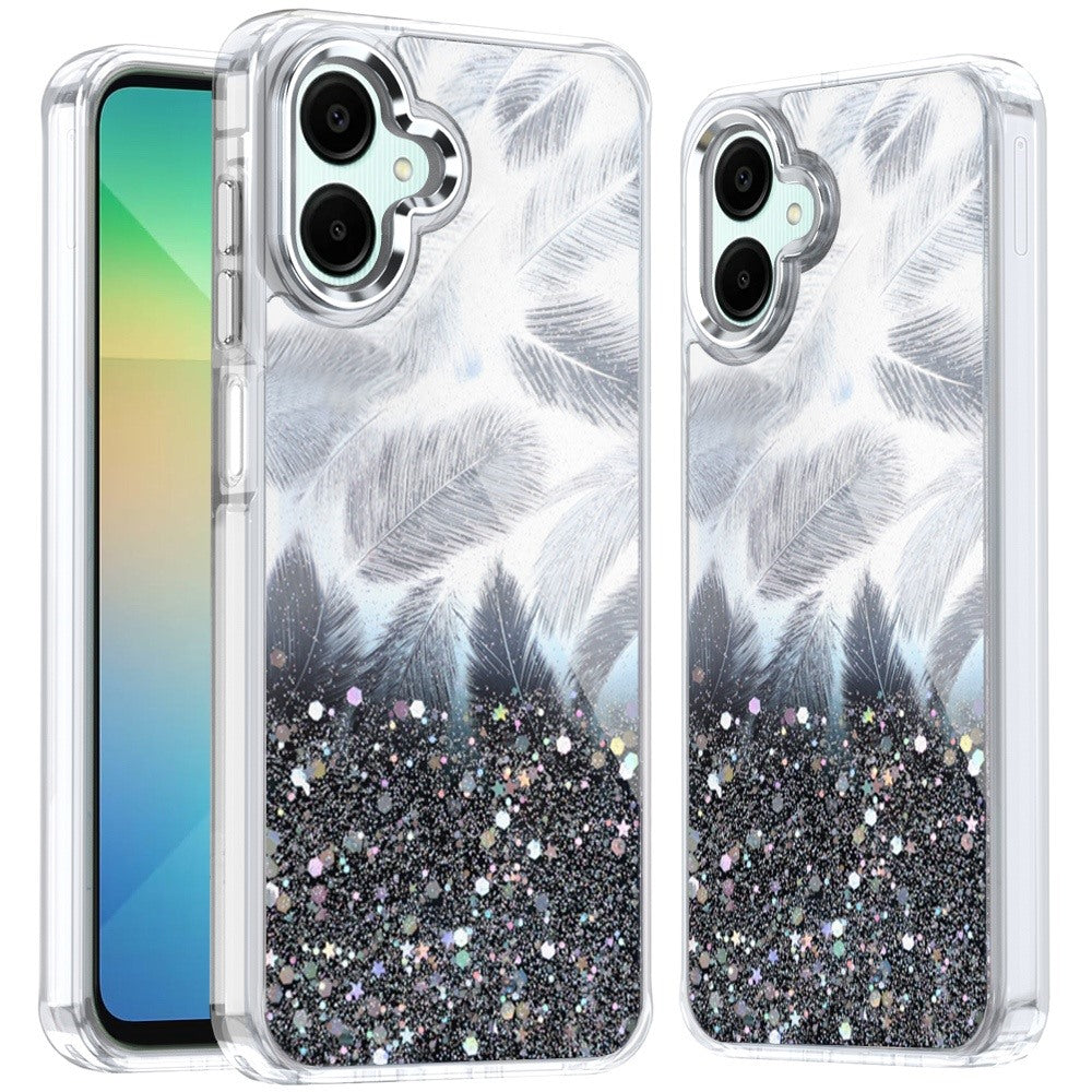 For Motorola Moto G 5G 2025 Fashion Epoxy Glitter Shimmer Design, Hybrid Shockproof TPU, Stylish Sparkle Slim TPU Protective Case Cover