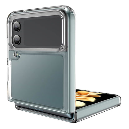 For Samsung Galaxy Z Flip 7 Premium Transparent Hard PC Back Slim Fit Thin Case Hybrid Protective Shockproof, Lightweight Case Cover Clear