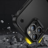 For Apple iPhone 15 Pro Max (6.7") Heavy Duty with Kickstand Stand Hybrid Military Armor Durable Shockproof Bumper  Phone Case Cover