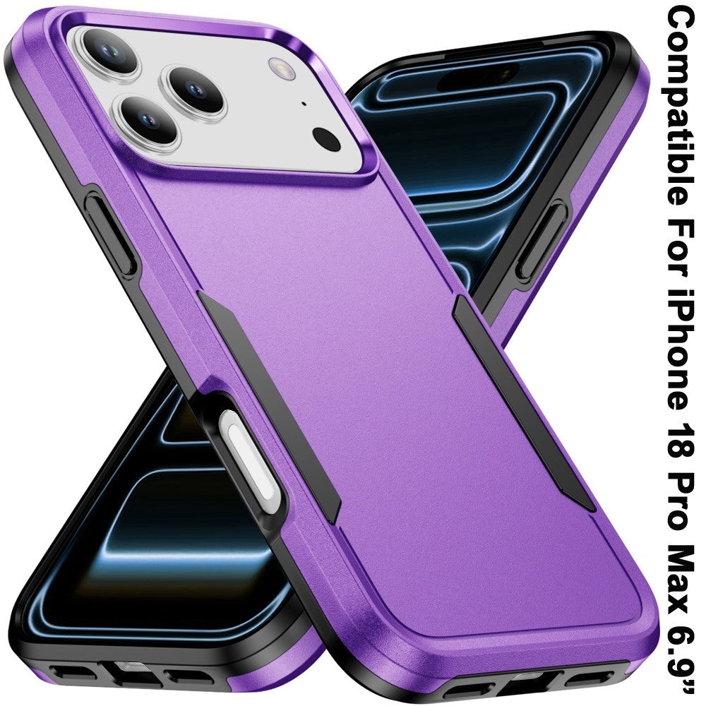 Phone Case for Apple iPhone 18 Pro Max Tough Hybrid Shockproof Rugged Dual Layer Durable Impact Resistant Drop Protection Heavy Duty Bumper Cover