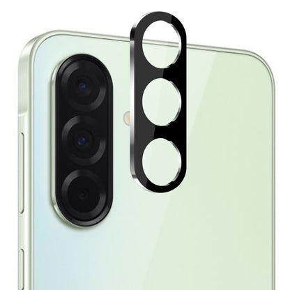 Camera Lens Protector for Samsung Galaxy A56/ A36 Camera Lens Tempered Glass 2.5D Scratch Resistant Anti Fingerprint HD Clear Protective Color Edge Black