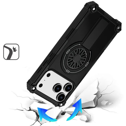 Phone Case for Apple iPhone 18 Pro Max Invisible Kickstand Magnetic Car Mount Friendly Shockproof Texture Anti Slip Durable Grip Heavy Duty Hybrid Cover