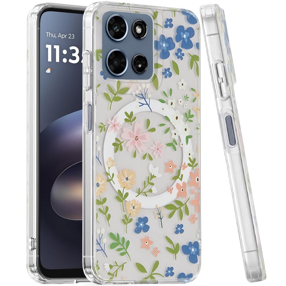 Phone Case for Motorola Moto G 5G 2026/ 2025 Stylish Design Shockproof Magnetic Magsafe Compatible TPU IMD Print Rugged Grip Drop Protection Slim Fashion Cover
