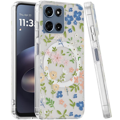 Phone Case for Motorola Moto G 5G 2026/ 2025 Stylish Design Shockproof Magnetic Magsafe Compatible TPU IMD Print Rugged Grip Drop Protection Slim Fashion Cover