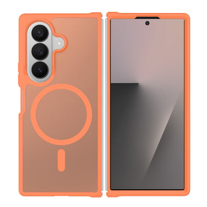 Phone Case for Samsung Galaxy Z Fold 8 Ultra Magnetic Circle Matte Hybrid Shockproof Smooth Grip Durable Camera Protection Soft Touch TPU Armor Cover