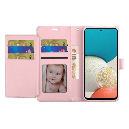 For iPhone 14 Pro Max (6.7") Wallet Case with ID/ Card Holder, Wristlet Strap, Magnetic TPU Protective Shockproof Folio Flip Case Cover