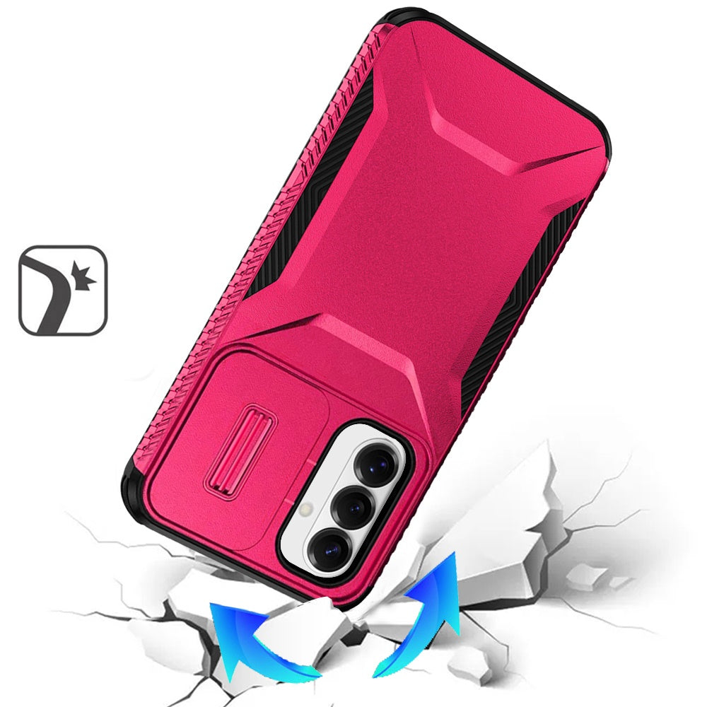 Phone Case for Samsung Galaxy S26 FE /Fan Edition Shockproof Hybrid Rugged Grip Camera Window Guard Window Protective Heavy Duty Slim Textured Design Cover