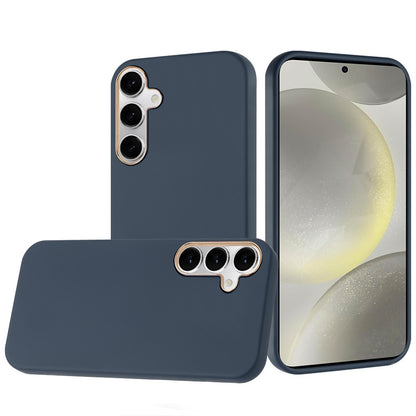 For Samsung Galaxy S25 /S24 Hybrid Armor Shockproof, Durable Bumper Rubber Gummy Gel Slick Hard PC Silicone TPU Case Cover