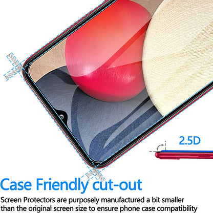For Apple iPhone 15 (6.1") Tempered Glass Screen Protector HD Transparent [Bubble Free, Case Friendly] 9H Glass Screen Guard Clear Screen Protector