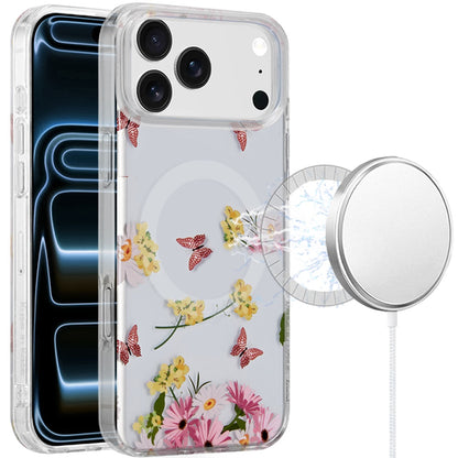 Phone Case for Apple iPhone 17 Pro Max Stylish Design Shockproof Magnetic Magsafe Compatible TPU IMD Print Rugged Grip Drop Protection Slim Fashion Cover Multicolor