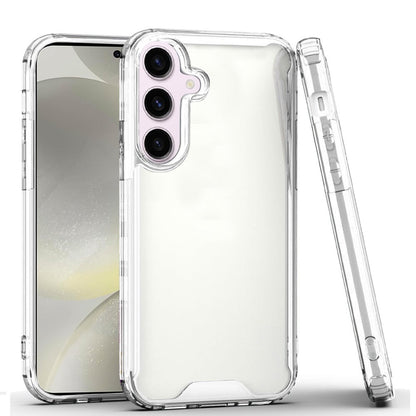 For Apple iPhone SE 3 (2022) SE/8/7 Clear Colored Shockproof Transparent Hard PC + Rubber TPU Hybrid Bumper Shell Slim Protective Case Cover Clear+Clear