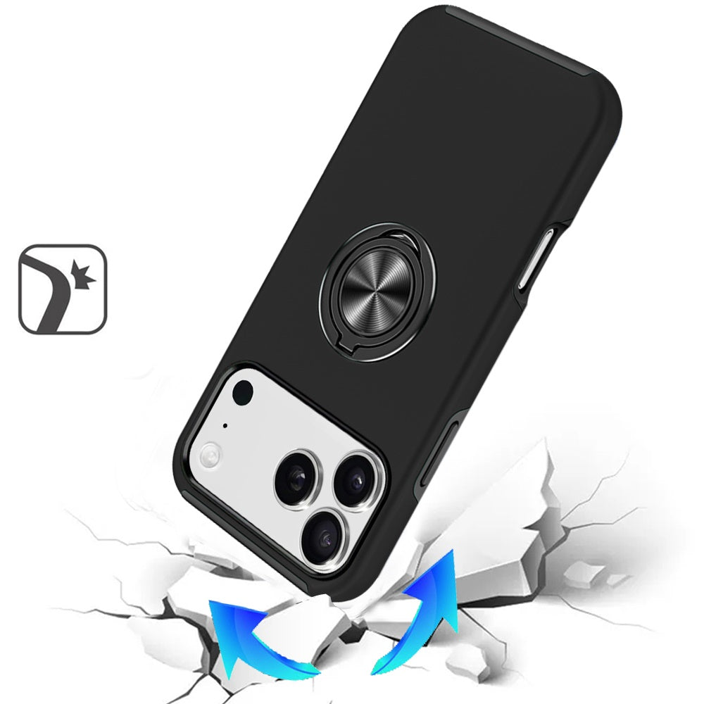 Phone Case for Apple iPhone 18 Pro Max Invisible Ring Stand Shockproof Anti Slip Durable Grip Protective Hybrid Slim Fit Magnetic Car Mount Holder Cover