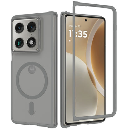 Phone Case for Motorola Razr Fold 2026 Magnetic Circle Matte Hybrid Shockproof Smooth Grip Durable Camera Protection Soft Touch TPU Armor Cover