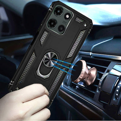 For Motorola Moto G Stylus 5G 2026 /2025 Hybrid Shockproof Durable 360 Degree Rotatable Ring Stand Holder Kickstand Fit Magnetic Car Mount Case Cover