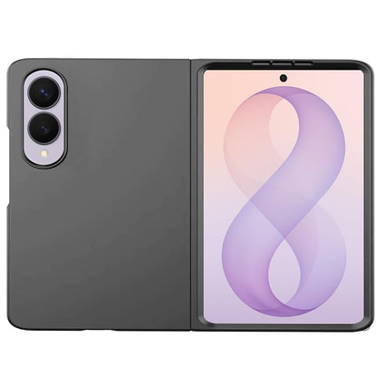 Phone Case for Samsung Galaxy Z Fold 8 Snap On Hard Shell Matte Finish Slim Fit Rubber TPU Soft Lightweight Protective Cover Gray