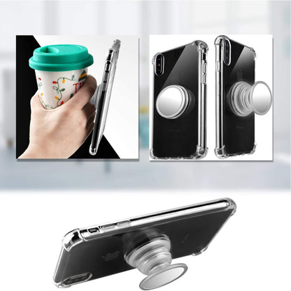 For Apple iPhone 15 Pro Max (6.7") Luxury Glitter Sparkle Bling Rugged Hybrid Collapsible Stand Ring Holder Hard Shell  Phone Case Cover