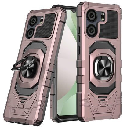 For BLU View 5 Hybrid Dual Layer with 360° Rotate Magnetic Ring Stand Holder Kickstand TPU Rugged PC Shockproof Case Cover