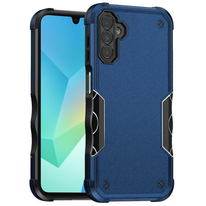 For Samsung Galaxy A16 5G Slim Tough Shockproof Hybrid Heavy Duty 2in1 Dual Layer TPU Bumper Rugged Rubber Defend Armor Case Cover