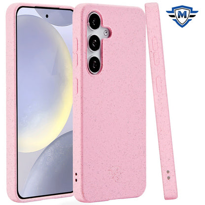 For Samsung Galaxy S24+ Plus Wheat Fiber Eco Slim Shock Protection Durable Grip Lightweight Bio Material Design for Plus Series Case Cover Light Blue
