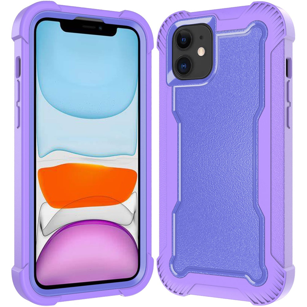 For Apple iPhone 16 Plus (6.7") Tough Hybrid Shockproof Hybrid PC + TPU Bumper Frame Rubber Drop Proof 3in1 Armor Full Body Case Cover