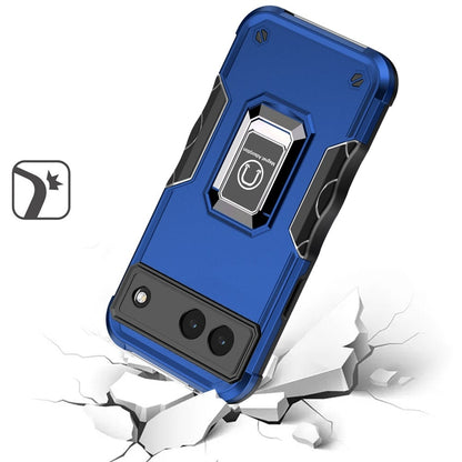 For Google Pixel 7A Hybrid Stand Magnetic Ring Holder Kickstand Heavy Duty Rugged Drop Silicone & Hard PC Shockproof Case Cover