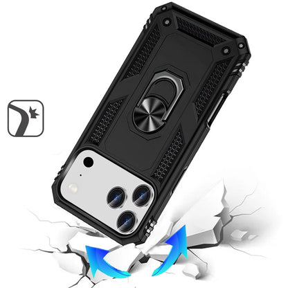 Phone Case for Apple iPhone 18 Pro Rotatable Ring Stand Shockproof Hybrid Armor Anti Slip Heavy Duty Fit Magnetic Car Mount Durable Grip Cover