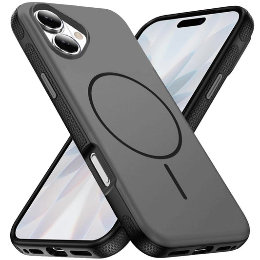 Phone Case for Apple iPhone 17 Super Magnetic Matte Hybrid Shockproof Thick Protective Durable Grip Anti Scratch Premium Edge Slim Fit Cover