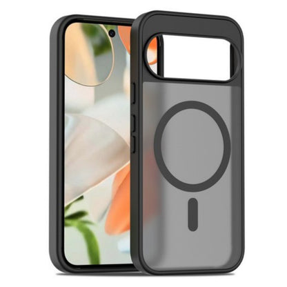 For Google Pixel 10A Frosted Translucent Case with MagSafe Compatible Slim, Shockproof Protective Matte TPU Military Grade Tough Case Cover Black