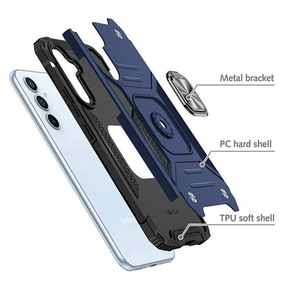 Phone Case for Samsung Galaxy S26 FE /Fan Edition Magnetic Car Mount Hybrid Ring Stand Shockproof Rugged Grip Armor Heavy Duty Protective TPU Durable Cover