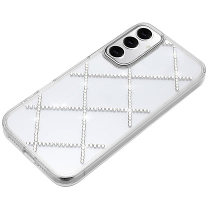 For Samsung Galaxy S25 /S24 Gem Glitter Diamond Bling Clear Hybrid TPU Cover, Colorful Shockproof Protective Back, Slim Fit for Women Girls Case Cover