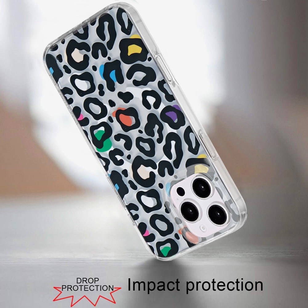 For iPhone 16 Pro Max (6.9") Stylish Pattern Fashion IMD Printed Design TPU Double Layer Slim Shockproof with Magnetic Back Case Cover