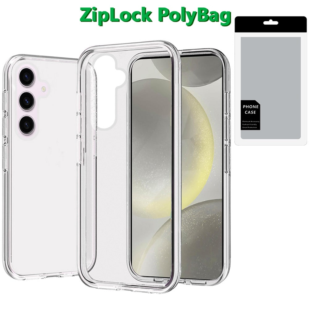 Transparent Shock Absorption PC + TPU Rubber Gel Thick 3mm Hybrid Silicone Slim Fit Back