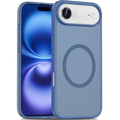 For Apple iPhone 17 Air (6.6") MagSafe Compatible Case Hybrid Soft TPU Bumper Hard Translucent Matte Back Slim Shockproof Case Cover