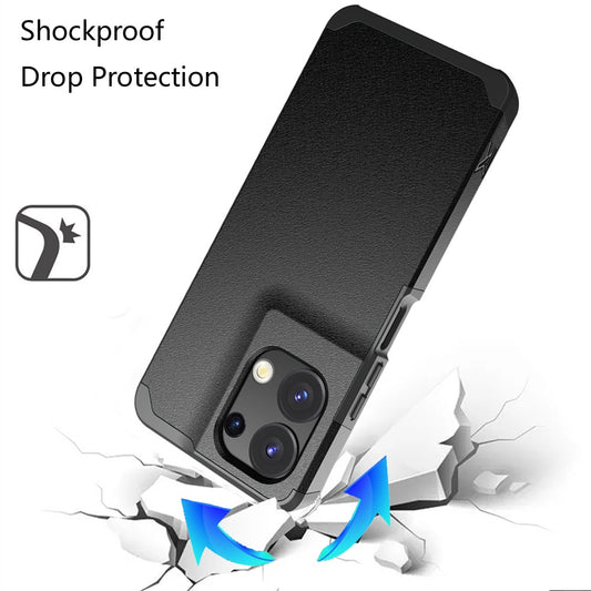 Phone Case for TCL K32 5G, TCL K33 5G Slim Tough Shockproof Heavy Duty Hybrid Armor Anti Slip Durable Grip Dual Layer TPU Protective Hard Shell Cover