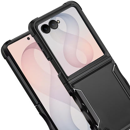 Phone Case for Samsung Galaxy Z Flip 8 Shockproof Rugged Hybrid TPU Anti-Slip Grip Armor Military Grade Drop Resistant Shock-Absorbing Impact Cover