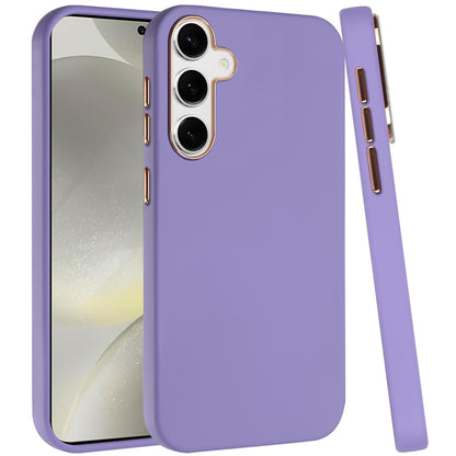For Samsung Galaxy S25 /S24 Hybrid Armor Shockproof, Durable Bumper Rubber Gummy Gel Slick Hard PC Silicone TPU Case Cover