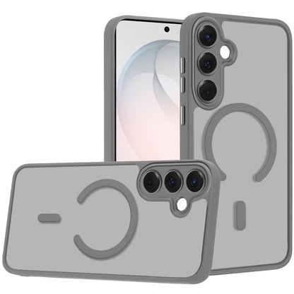 Phone Case for Samsung Galaxy S26 FE /Fan Edition Matte Frosted Magnetic Back Hybrid Hard PC Soft TPU Camera Protection Slim Shock Absorbing Anti Fingerprint Cover