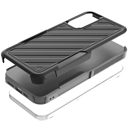 For Apple iPhone SE 4 Hybrid lined shockproof dual layer Rugged 2in1 Hard PC & Silicone TPU Non Slip Textured Tough Armor Case Cover