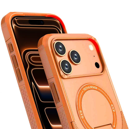 Phone Case for Apple iPhone 18 Pro Max Magnetic Kickstand Rugged Shockproof Armor Grip Anti Slip Heavy Duty Protective Matte Stand Hybrid Cover