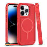 For Apple iPhone 15 Pro Max (6.7") Shockproof Heavy Duty Dual-Layer Rugged Magnetic Hybrid [Compatible with MagSafe]  Phone Case Cover