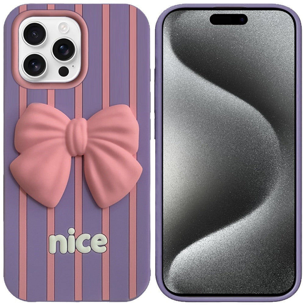 Fashionable Silicone Textured Decorative Design Pattern Protective Rubber TPU Hybrid Protection