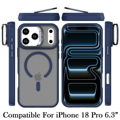 Phone Case for Apple iPhone 18 Pro Magnetic Shockproof Hybrid Camera Stand Guard Anti Slip Rubber Durable Protective Matte Design Cover