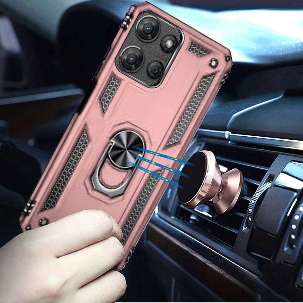 For Motorola Moto G Stylus 5G 2026 /2025 Hybrid Shockproof Durable 360 Degree Rotatable Ring Stand Holder Kickstand Fit Magnetic Car Mount Case Cover